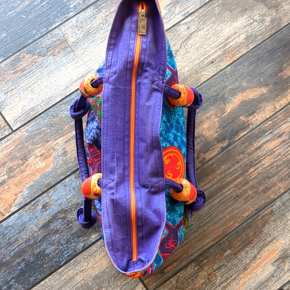 Colorful Patterned Tote Bag - Picture 4 of 11